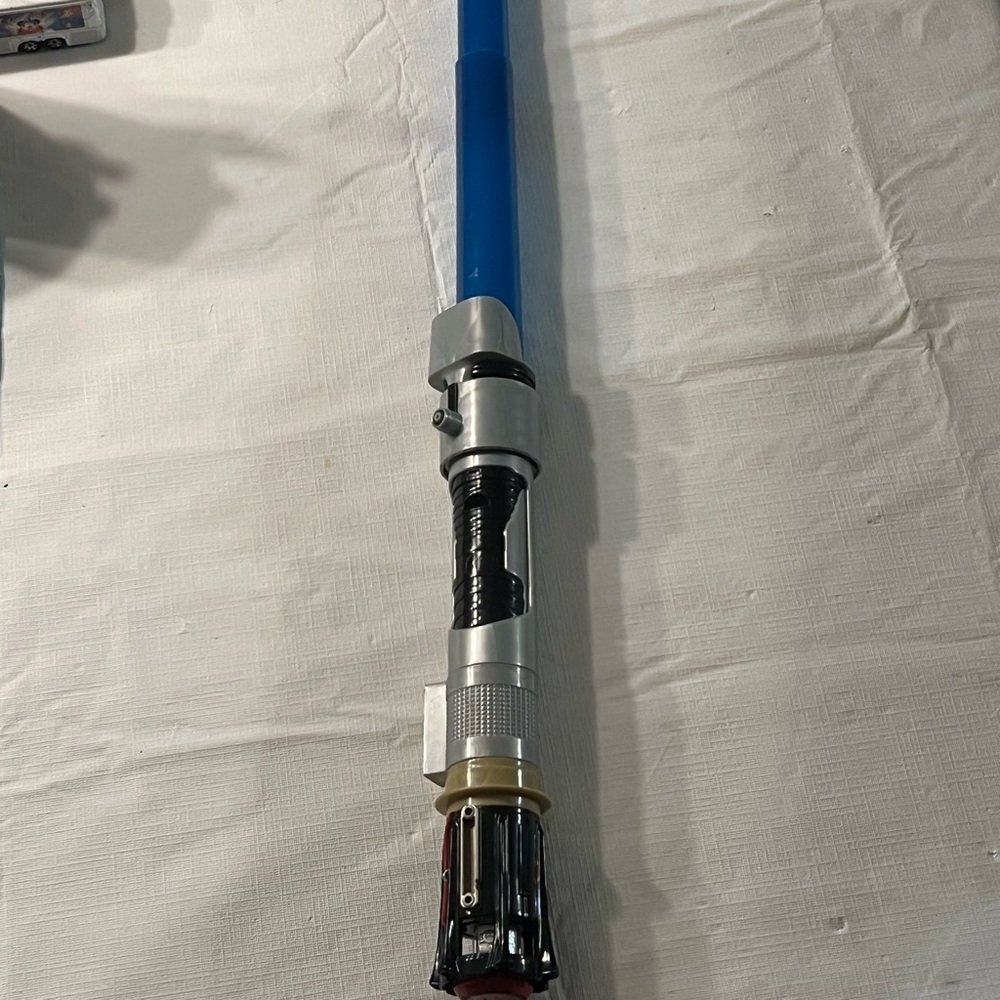 Blue and Silver Star Wars Light Saber
